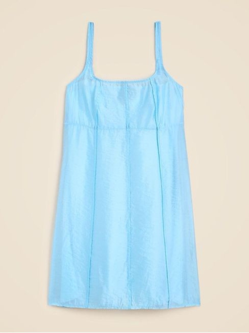 JCrew light blue organza dress with slip underneath